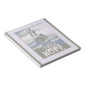 Hope Hillary USA Wir sind enger zusammen Notizblock (angewinkelt)