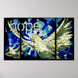 Hope Holy Spirit Dove Christlich Art Poster