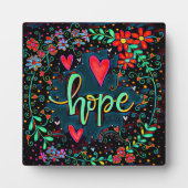 Hope Hübsch Floral Inspirivity Easel Fotoplatte (Vorderseite)