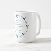 Hope Hummingbird Kaffeetasse (VorderseiteRechts)