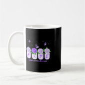 Hope Hydrangea Blume Schmetterling Opioid Überdosi Kaffeetasse (Links)
