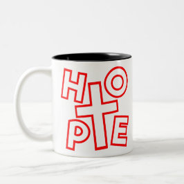 hope in christ zweifarbige tasse