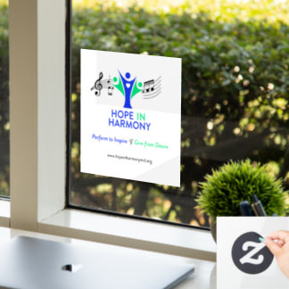 Hope in Harmony Window Cloning Fensteraufkleber