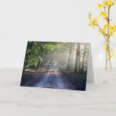 Hope Inspiration Blank Note Card Karte (Gelbe Blume)