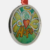 Hope Inspirational Angel Word Ornament (Rechts)
