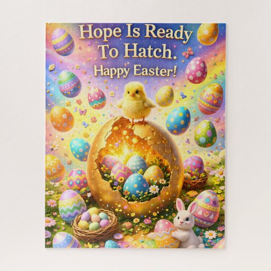 Hope is ready to hatch magical happy Easter jigsaw Puzzle (Vertikal)