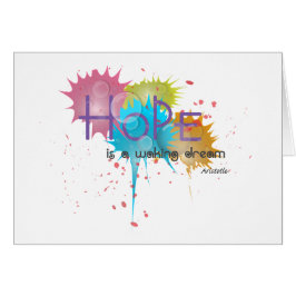 HOPE ist ein weckend Traum - Aristoteles