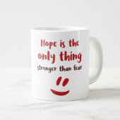 Hope Jumbo Tasse (Vorderseite Rechts)