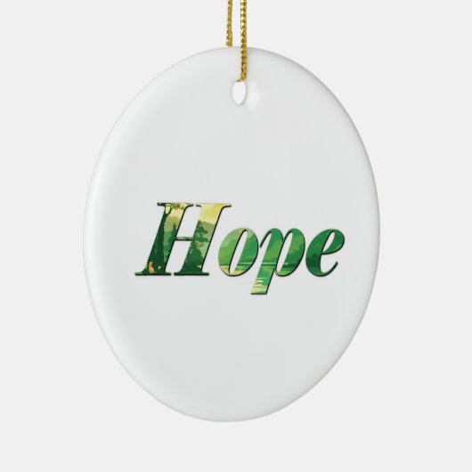 Hope. Keramik Ornament (Rechts)