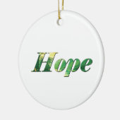 Hope. Keramik Ornament (Links)