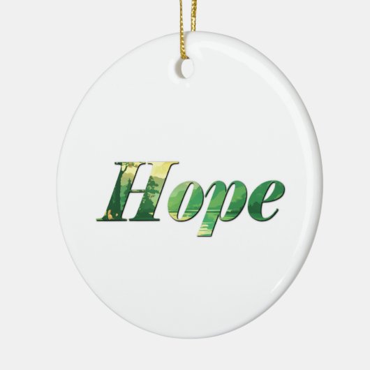 Hope. Keramik Ornament (Links)