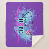 HOPE - Krebsbewusstsein Sherpa Blanket Sherpadecke (Vorderseite)