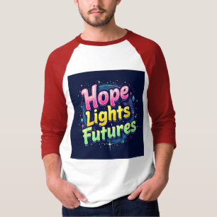 Hope leuchtet Zukunft - Futuristischer und lebendi T-Shirt