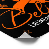 Hope Leukemia Awareness-Geschenk Poster (Ecke)