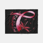 Hope Liebe Brain Aneurysm Awareness Dragonfly Fleecedecke (Vorderseite (Horizontal))