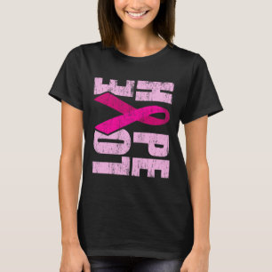 HOPE LIEBE Brustkrebs Bewusstsein Weltkrebstag T-Shirt
