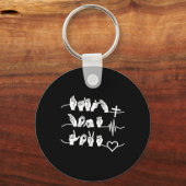 Hope Liebe - Christliches Religiositäts-Herzschlag Schlüsselanhänger (Vorderseite)