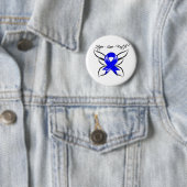 Hope Liebe Faith Butterfly - Ankylosing Spondyliti Button (Beispiel)