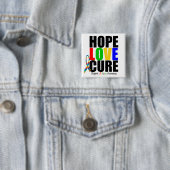 Hope Liebe Faith Puzzle Ribbon Autismus Button (Beispiel)