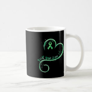 Hope Liebe Green Ribbon Mental Health Awareness Kaffeetasse