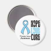 Hope Liebe heilen Prostatakrebs Ribbon Magnet (Vorderseite/Rückseite)