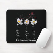 Hope Liebe Hirnaneurysm Sensibilisierung Blume Ges Mousepad (Mit Mouse)