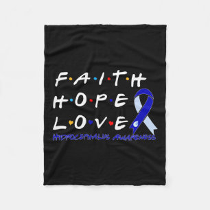 Hope Liebe Hydrocephalus Bewusstsein Fleecedecke