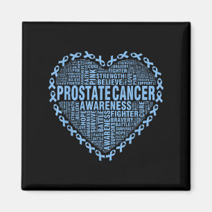 Hope Liebe Prostate Cancer Awareness Heart Light B Magnet