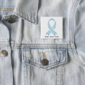 Hope Light Blue Awareness Ribbon Button (Beispiel)