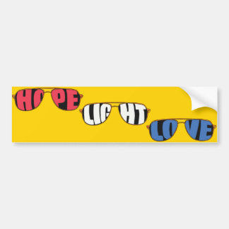 Hope Light Liebe Biden Autoaufkleber
