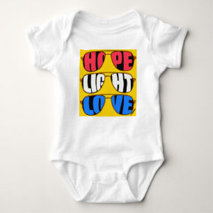 Hope Light Liebe Biden Baby/Kleinkind Shirt (weiß)