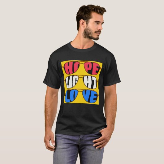 Hope Light Liebe Biden Men's Tshirt (Vorne ganz)