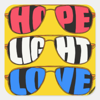 Hope Light Liebe Biden Sticker