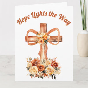 Hope Lights Begrüßung Karte