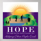 HOPE Logo-Plakat Poster (Vorne)