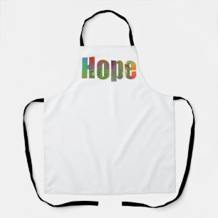 Hope Logo White Schürze