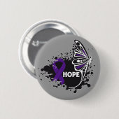 Hope Lupus Butterfly Button (Vorne & Hinten)