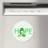 Hope Lyme Disease Awareness Ribbon Magnet (In Situ (Geschirrspüler))