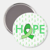 Hope Lyme Disease Awareness Ribbon Magnet (Vorderseite/Rückseite)