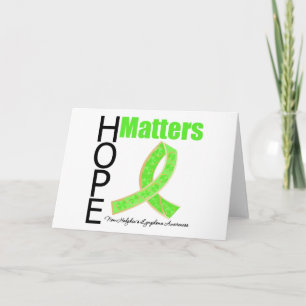Hope Matters Non-Hodgkins Lymphoma (Jeweled Ribbon Karte