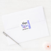 Hope Matts Butterfly SIDS Runder Aufkleber (Umschlag)