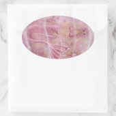 Hope Mermaid von Renee L. Lavoie Ovaler Aufkleber (Tasche)