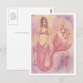 Hope Mermaid von Renee L. Lavoie Postkarte (Vorne/Hinten)