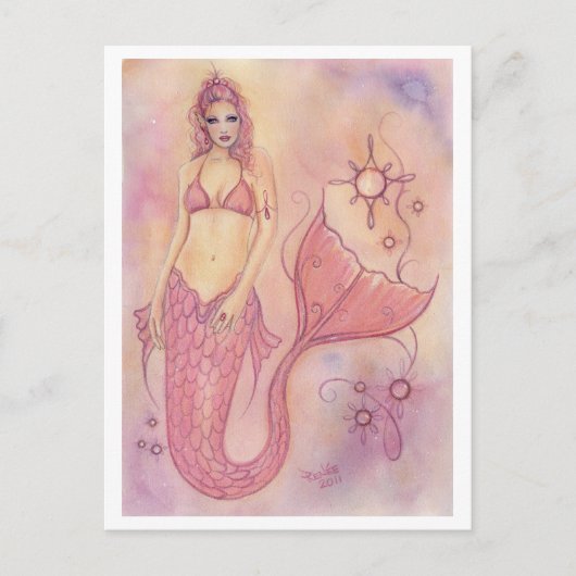 Hope Mermaid von Renee L. Lavoie Postkarte (Vorderseite)