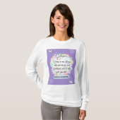Hope Message - Matthew 11-28 - Long Sleeve White T-Shirt (Vorne ganz)