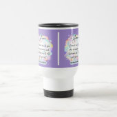 Hope Message - Matthew 11-28 - White Travel Mug Reisebecher (Mittel)