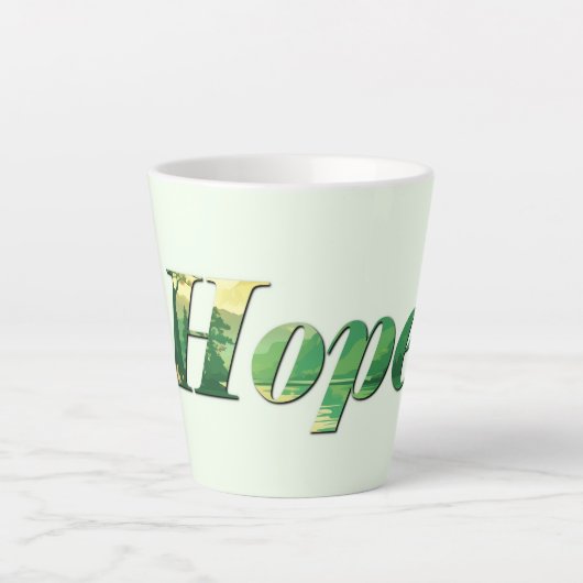 Hope. Milchtasse (Vorderseite)