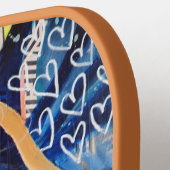 Hope Monogram Initial Pickleball Schläger (Linke Seite)