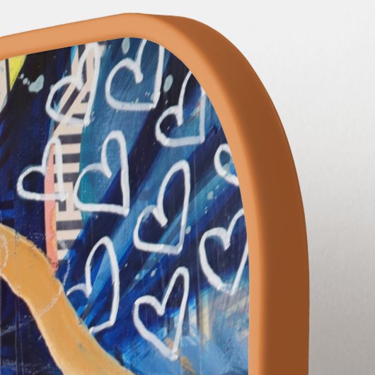 Hope Monogram Initial Pickleball Schläger (Linke Seite)