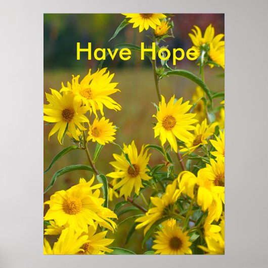 Hope Motivierend Poster (Vorne)